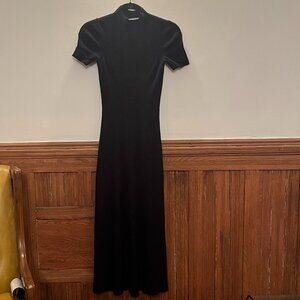 Gabriela Hearst Navy Knit Dress